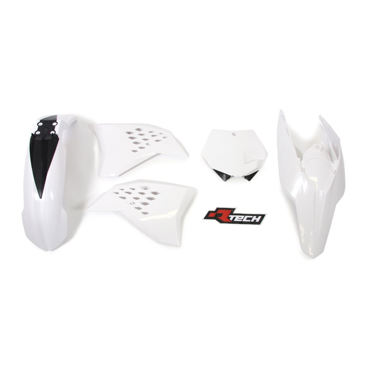 Ktm 300 Exc 2008 - 2011 Racetech White Plastics Kit - Racetech