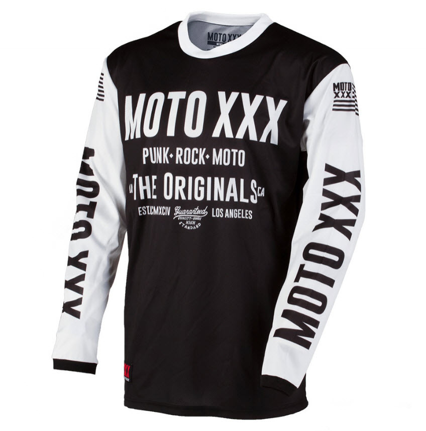 white motocross jersey