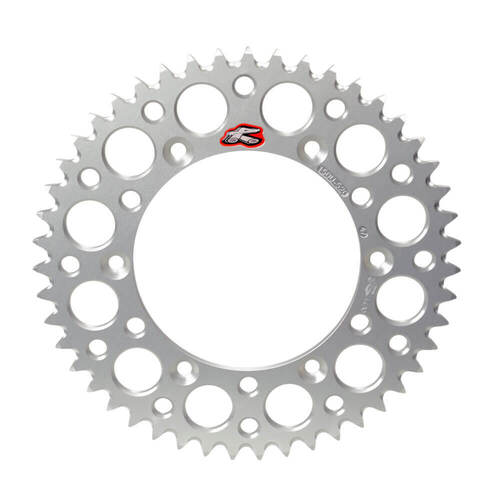 Kawasaki KDX200 1984-1988 Renthal Silver Ultralight 50t Rear Sprocket Aluminium