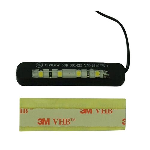 MCS LED Motorcycle Number Plate Strip Light