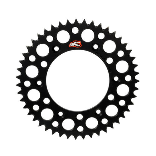 Kawasaki KDX200 1984-1988 Renthal Black Ultralight 47t Rear Sprocket Aluminium