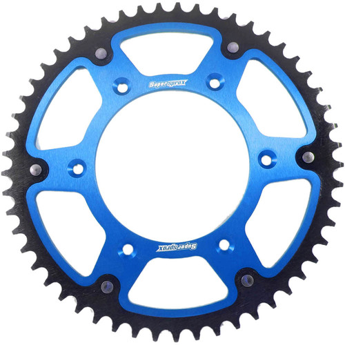 Yamaha YZ125 2006-2021 Supersprox Stealth Rear Sprocket 48t Composite Blue