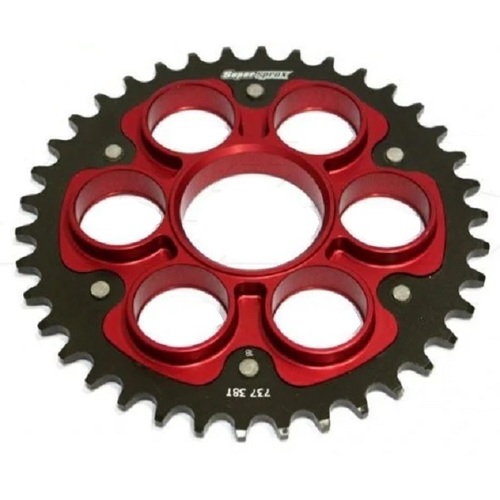 Ducati 1098 Street Fighter S 2009-2013 Supersprox Stealth Rear Sprocket 38t Composite Red