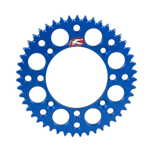 Yamaha YZ65 2018-2023 Renthal Blue Ultralight 47t Rear Sprocket Aluminium