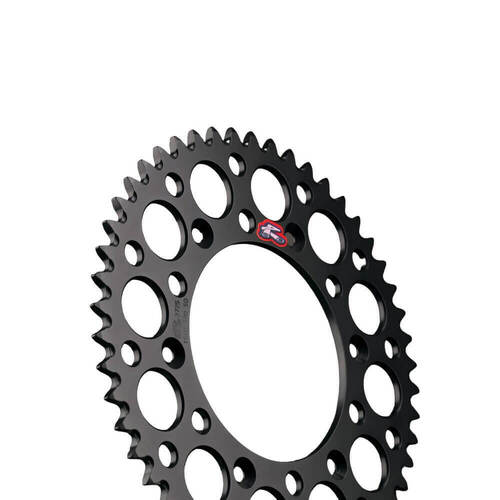 Suzuki RM80 1989-2001 Renthal Black Ultralight 47t Rear Sprocket Aluminium