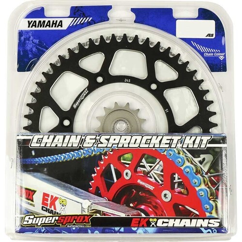 Honda CRF450RX 2022-2024 Supersprox Chain & Sprocket Kit 13t/49t Aluminium Black Rear