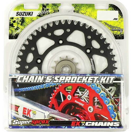 Suzuki RM-Z250 2013-2024 Supersprox Chain & Sprocket Kit 13t/49t Aluminium Black Rear