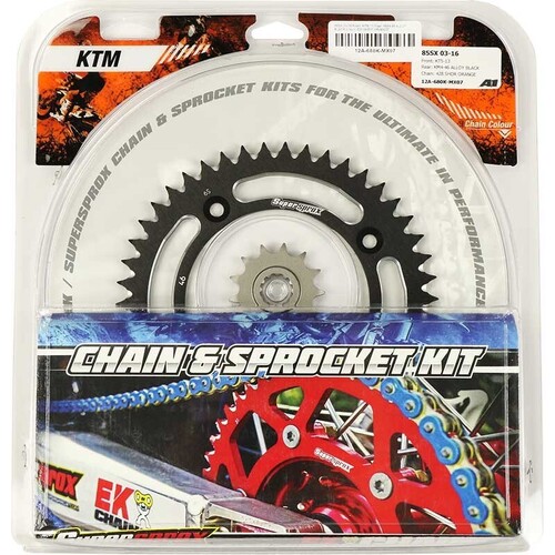 Honda CRF450R 2004-2016 Supersprox Chain & Sprocket Kit 13t/48t Aluminium Black Rear