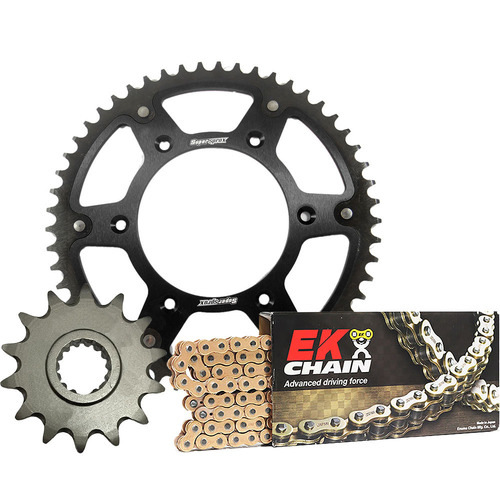 Honda CRF450R 2017-2024 Supersprox Chain & Sprocket Kit 13t/49t Aluminium Black Rear