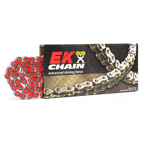 Honda CR80RR 1986-2002 EK 420 Heavy Duty Motocross Chain Red 130L