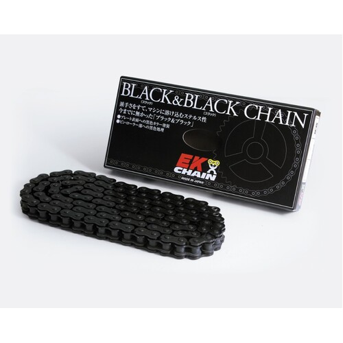 Bimota Yb6 1000 1989 EK 530 QX-Ring Black/Black Chain 122L