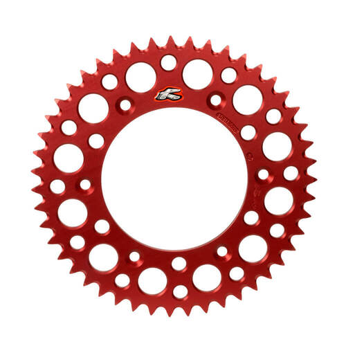 Honda CR125R 1987-1996 Renthal Red Ultralight 47t Rear Sprocket Aluminium