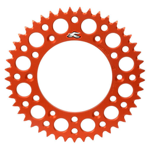 KTM 65 SX 2021-2022 Renthal Orange Ultralight 46t Rear Sprocket Aluminium