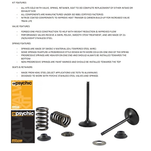 Gas-Gas EC450F 2013-2015 Psychic Exhaust Valve, Spring & Retainer Kit