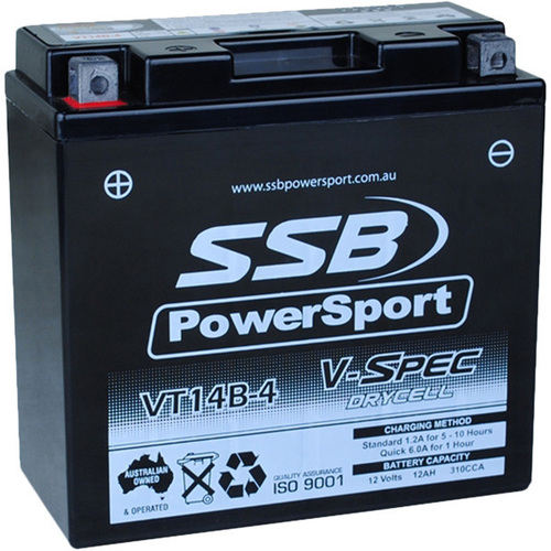 Yamaha XVS1100 V-Star Custom 1999-2010 SSB Agm Battery