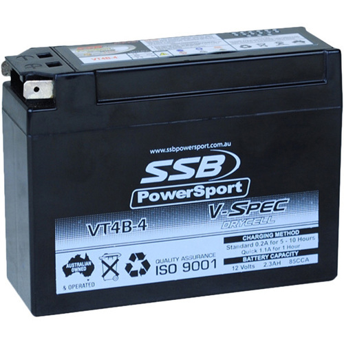 Yamaha TT-R110E 2008 - 2024 SSB V-Spec High Performance AGM Battery VT4B-4