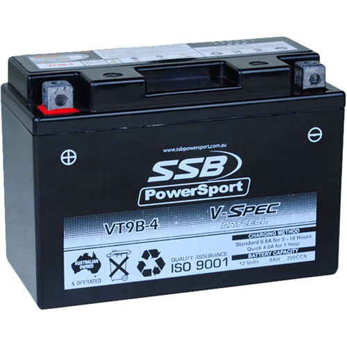 Kymco PEOPLE S 150 2018 - 2023 SSB V-Spec High Performance AGM Battery VT9B-4