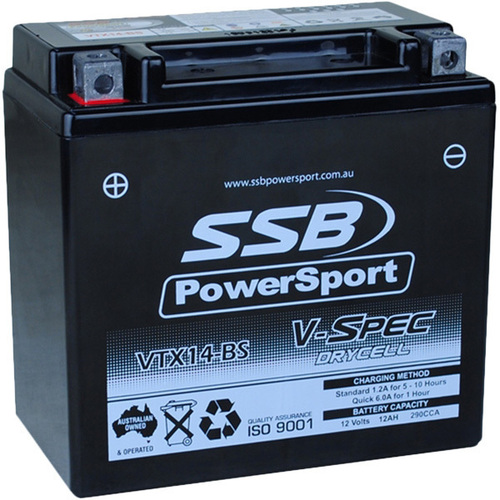 Kawasaki KRT800 TERYX 4 800 4X4 2014 - 2023 SSB V-Spec High Performance AGM Battery VTX14-BS