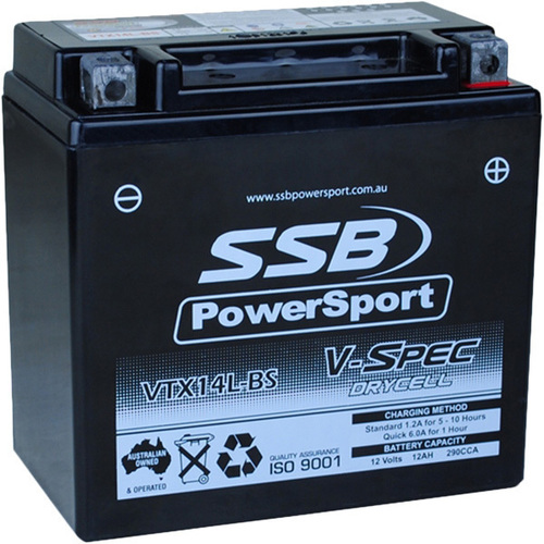 Harley Davidson 1200 Sportster XLr 2004-2005 SSB Agm Battery