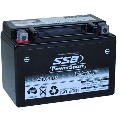 Benelli 500 LEONCINO TRAIL 2019 - 2023 SSB V-Spec High Performance AGM Battery VTX9-BS