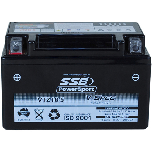 Yamaha MT-07LA LAMS 2015 - 2023 SSB V-Spec High Performance AGM Battery VTZ10-S