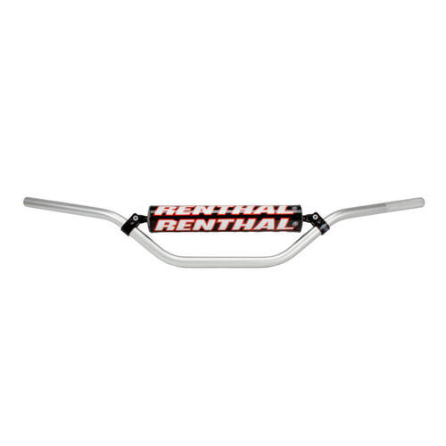 Renthal MX 7/8" Aluminium Handlebars 613 Enduro High Bend Silver