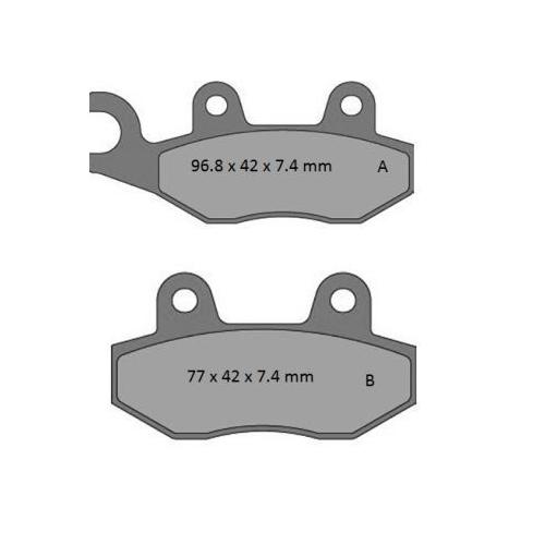 Kawasaki KX500 1989-1993 Pro-X Brake Pads Front