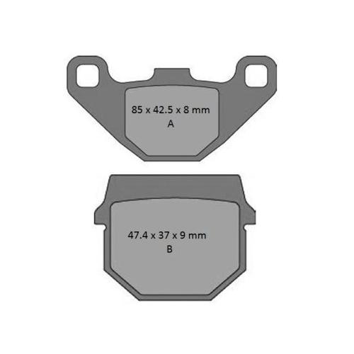 Suzuki RM80 1990-2001 Pro-X Brake Pads Rear