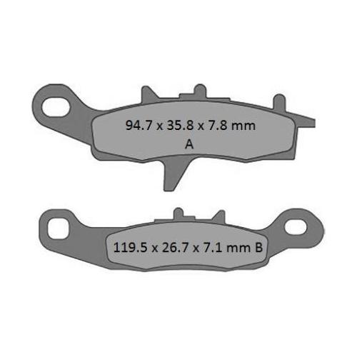 Kawasaki KX80 1988-2000 Pro-X Brake Pads Front