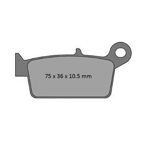 Honda CR125R 1987-2001 Pro-X Brake Pads Rear