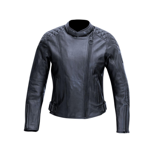 Merlin Motorcycles Jacket Hadley Leather Jacket With Ce Armour Brown Ladies [Size: 2XL]