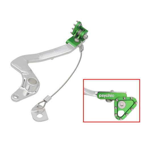 Kawasaki KX65 2000-2020 Psychic Folding Brake Pedal Green