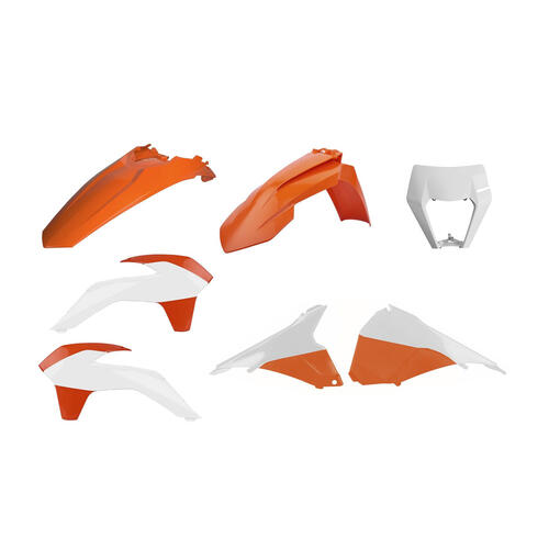 KTM 300 EXC 2014-2016 Polisport Restyle Plastics Kit OEM Colours