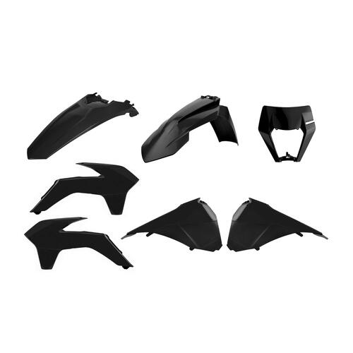 KTM 300 EXC 2014-2016 Polisport Restyle Plastics Kit Black