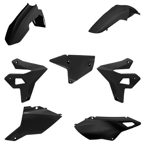 Suzuki DRZ400 2000-2024 Polisport Restyle Plastics Kit Black