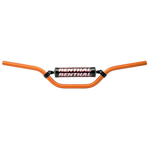 Renthal MX 7/8" Aluminium Handlebars 783 Kawasaki KX65 Mini Bend Orange