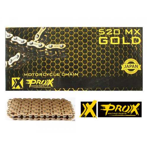 Honda CR500R 1984-2001 Pro-X 520 Heavy Duty Gold MX Drive Chain 