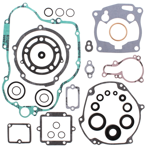 Kawasaki KX125 1992-1993 Vertex Gasket Kit With Oil Seals