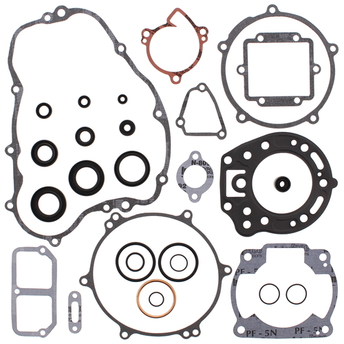 Kawasaki KDX200 1989-1994 Vertex Gasket Kit With Oil Seals