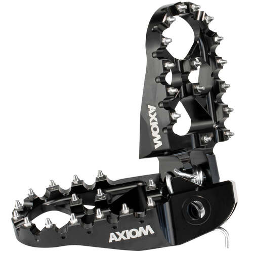 Honda CR125R 2002-2007 Axiom SX-3 Wide Alloy MX Motorcycle Footpegs Black