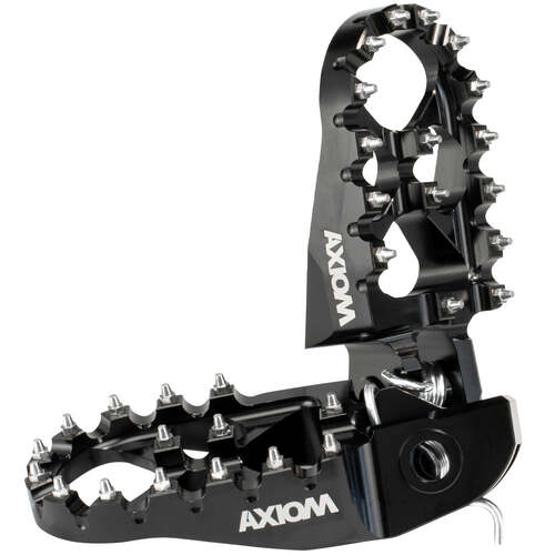 Kawasaki KX450X 2021 - 2024 Axiom SX-3 Wide Alloy MX Motorcycle Footpegs Black