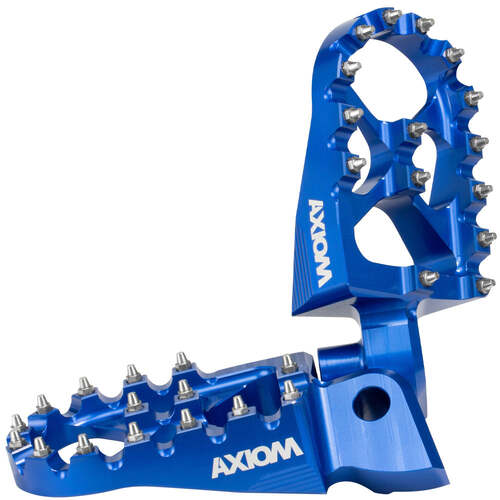 KTM 250 XC TPI 2020 - 2022 Axiom SX-3 Wide Alloy MX Motorcycle Footpegs Blue