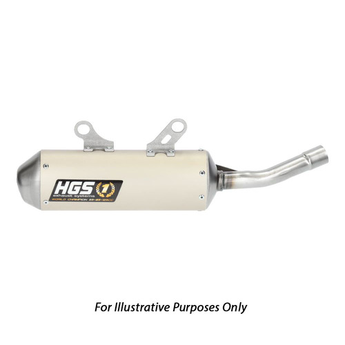 Beta RR 250 2T 2020-2024 HGS Grey 2 Stroke Silencer Exhaust Muffler Pipe