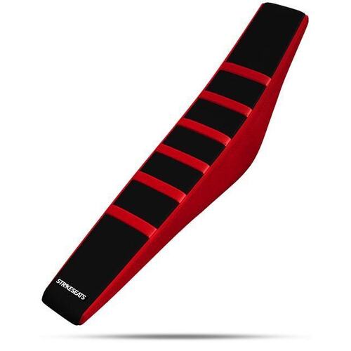 Beta Xtrainer 300 2015-2022 STRIKE GRIPPER RIBBED SEAT COVER RED-BLACK-RED