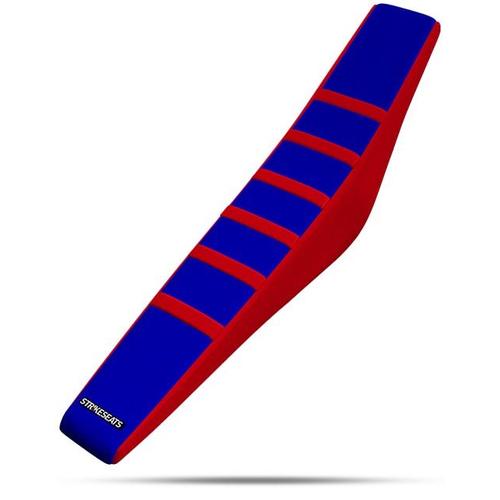 Beta 350 RR-S 2017-2019 Strike Gripper Ribbed Seat Cover Red-Blue-Red