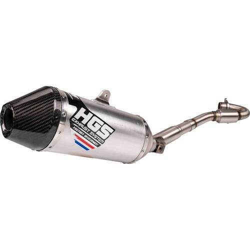 Honda CRF150F 2004-2020 HGS Stainless Steel Carbon 4 Stroke Full Exhaust Pipe System