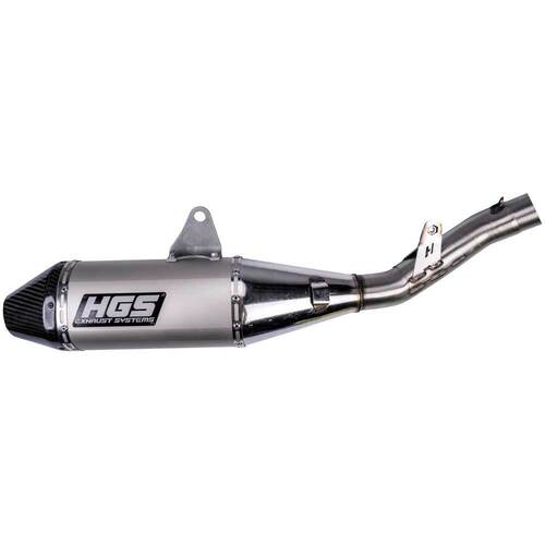 Honda CRF150F 2004-2020 HGS Stainless Steel Carbon 4 Stroke Slip on Silencer Exhaust Muffler Pipe