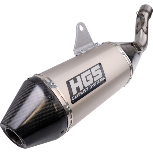 Honda CRF250F 2022-2024 HGS Titanium Carbon 4 Stroke Full Exhaust Pipe System