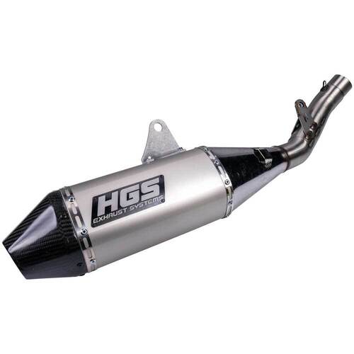 Honda CRF250F 2022-2024 HGS Titanium Carbon 4 Stroke Silencer Exhaust Muffler Pipe