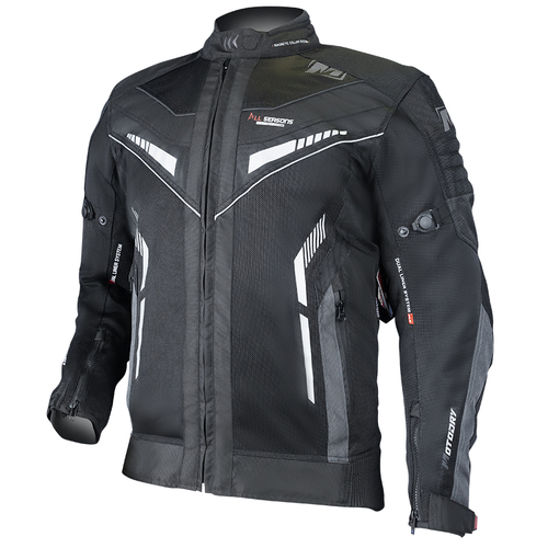 Motodry All Seasons Motorcycle Jacket Black M